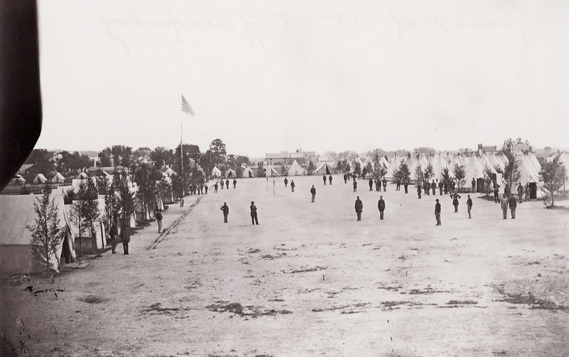 Camp of 153rd New York | Getty Images Photo by Heritage Art/Heritage Images