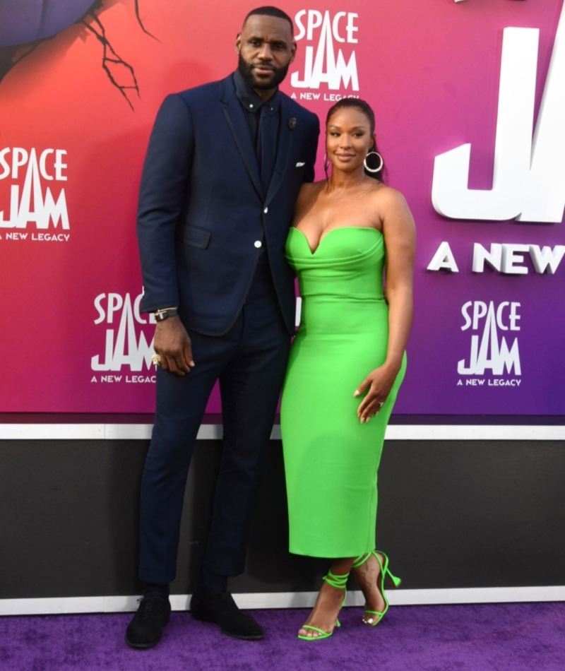 LeBron James and Savannah Brinson | Alamy Stock Photo by Barry King