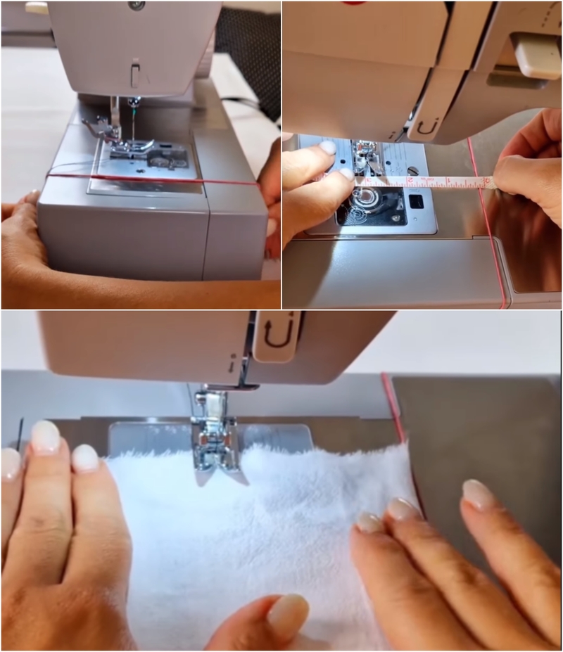 Use a Rubber Band to Expand the Seam Allowance | Instagram/@petraswonderland