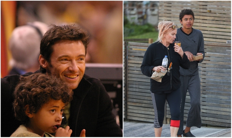 Hugh Jackman’s son: Oscar Maximilian Jackman | Getty Images Photo by Kevin Reece/WireImage & KHAP/GC Images